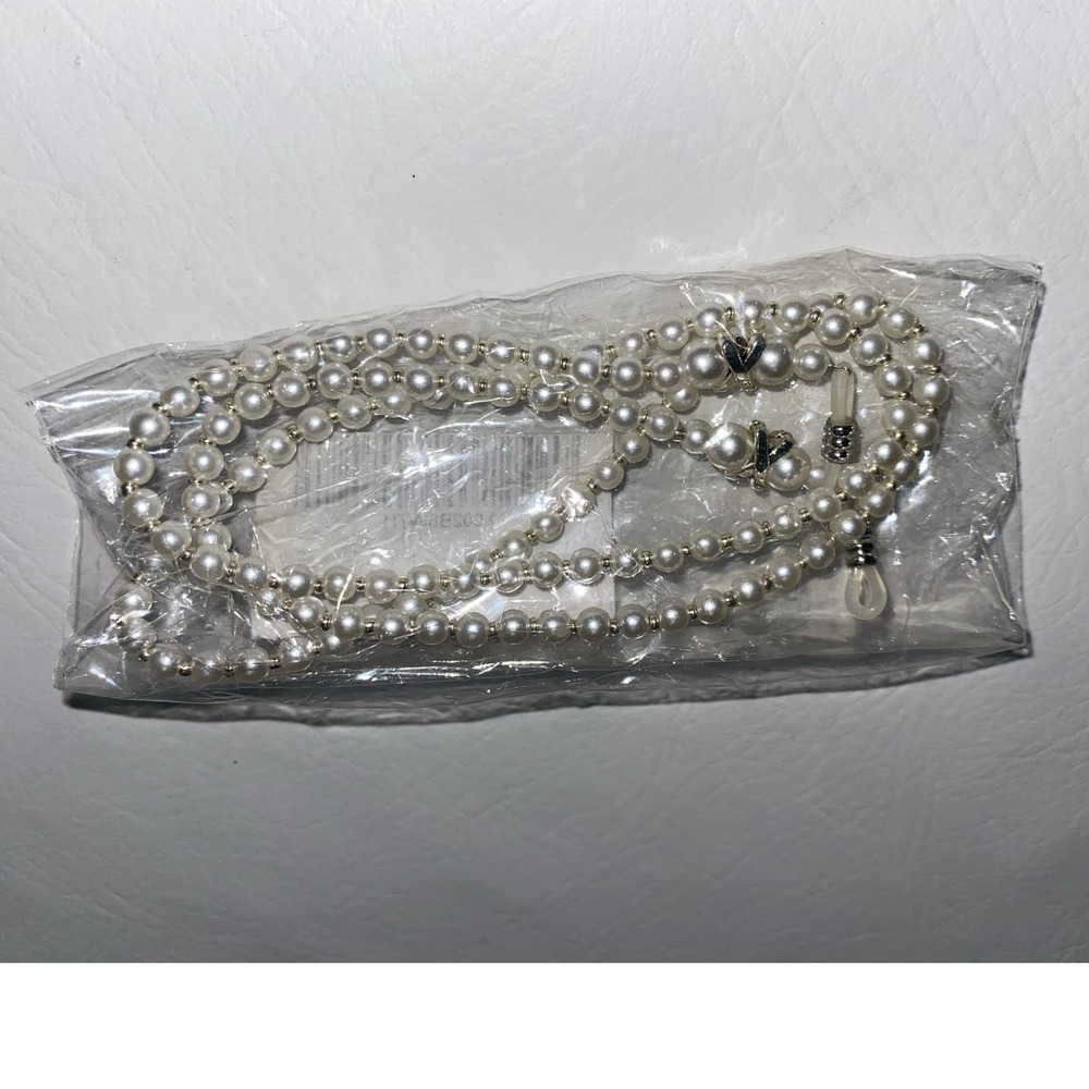 NewPerls Bead Eyeglasses Holder Strap Eyewear Retainer Glasses